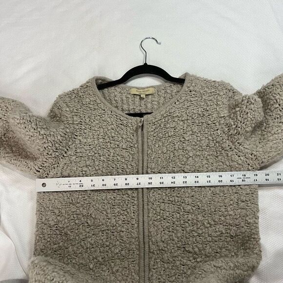 Silvia Novelli Mohair Blend Zip Up Sweater Medium - Picture 5 of 8